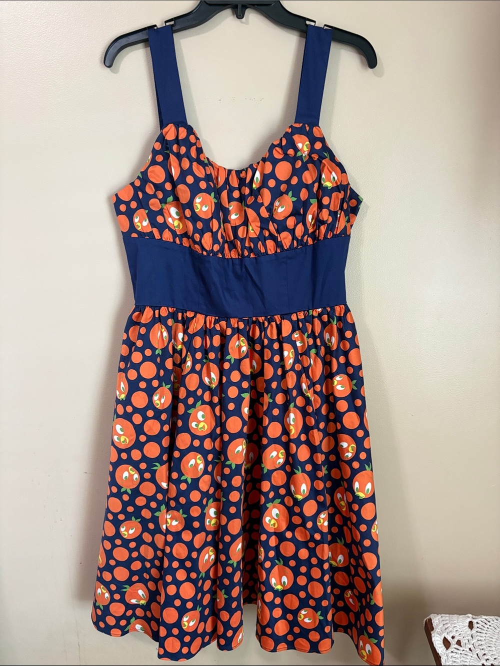 Disney Parks Orange Bird Dress Large L NWT